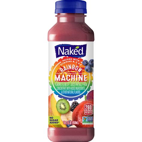 Naked Juice Rainbow Machine 15 2 Fl Oz Walmart Com