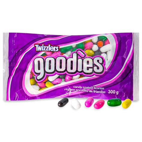 Twizzlers Goodies Candy Coated Licorice Canadian Candy