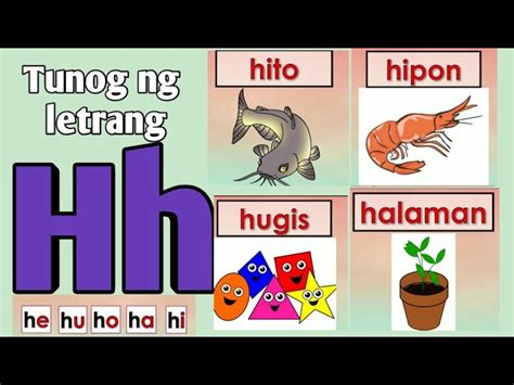 Titik Hh H Mga Bagay Na Nagsisimula Sa Letrang Hh Learning Filipino My Xxx Hot Girl