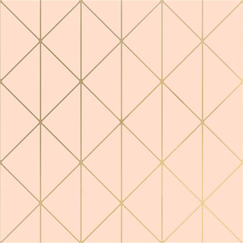 Rosa Bild Geometric Wallpaper Pink And Grey