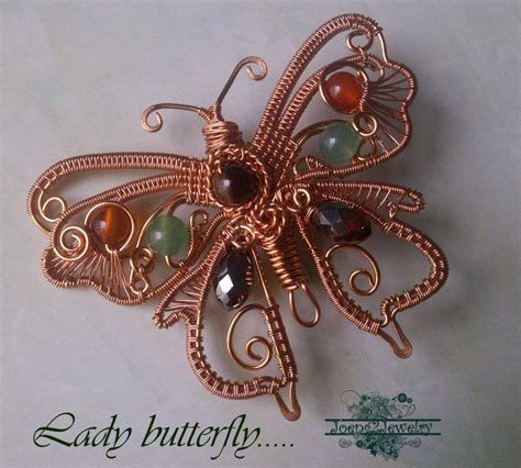 My Lady Butterflymade By Joeng2jewelry Wire Wrap Jewelry Designs