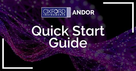 Ixon Ultra And Life 897 Quick Start Guide Andor Learning Centre