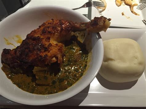 How to make egusi soup: Fufu and a soup... Authentic but not for me - Yelp