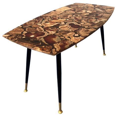 Italian Midcentury Mosaic Marble Coffee Table 1950 For Sale At 1stdibs