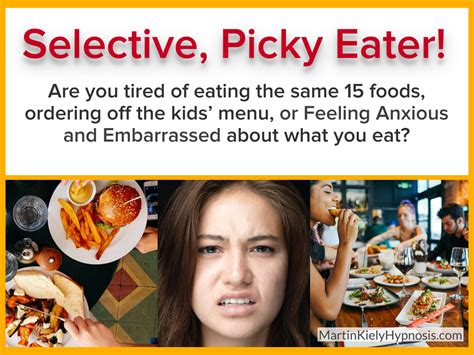 Hypnosis For Selective Picky Eaters Martin Kiely Hypnosis Blog