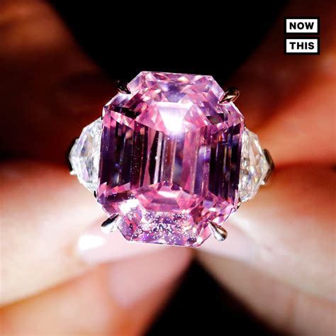 Rare Pink Diamond Auctioned For 50 Million This Rare Pink Diamond