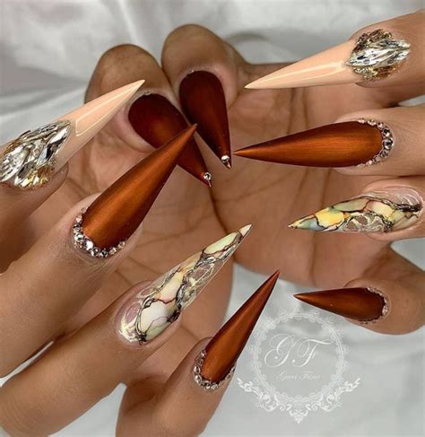 75 Chic Classy Acrylic Stiletto Nails Design You Ll Love Page 34 Of 75 Fashionsum Stylish