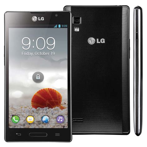 Celular Desbloqueado Lg Optimus L9 Preto Com Tela De 47” Android 40