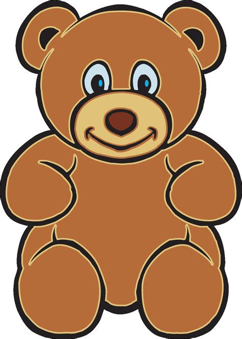 Owl teal brown clip art at clker com vector simple teddy bear with bow png ...