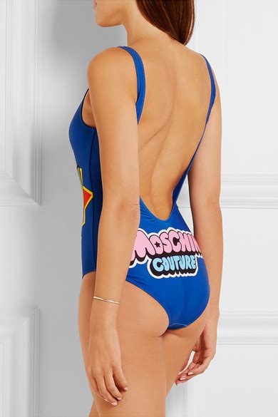 Moschino Printed Swimsuit Net A Portercom