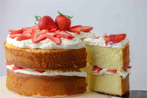 Vanilla Sponge Cake Boston Girl Bakes