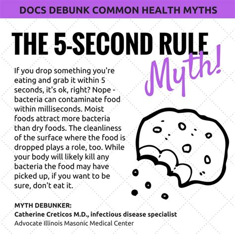 is the 5 second rule for food a myth health enews