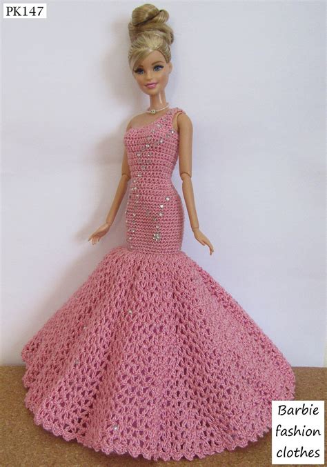 Https Flic Kr P SF Zoj PK Barbie Crochet Gown Doll Dress