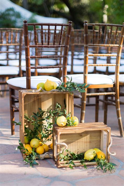 Tuscany Inspired Wedding With Chic Citrus Details Perfete Lemon