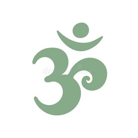 Omaumsymbol Of Hinduismcalligraphysimple Iconlogo Of Sacred Sound