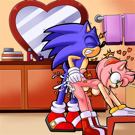 Rule 34 Amy Rose Boots Breasts Clothing Cum Cum In Pussy