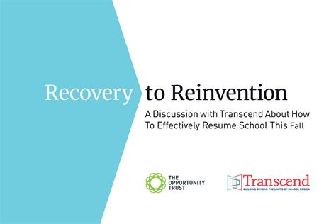 Recovery To Reinvention The Opportunity Trust