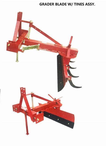 Agricultural Grader Blade Assembly With Tines Tine Farming Farm
