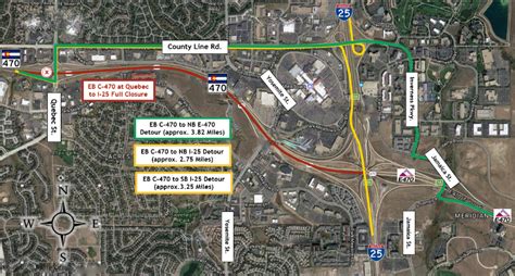 C 470 Detour Map