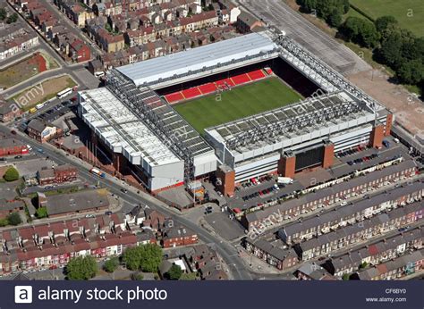 Inicio > ligas extranjeras > inglaterra: Vue aérienne du stade de football d'Anfield Liverpool FC ...