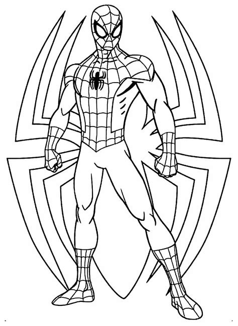 Desenhos do Homem Aranha para Colorir e Imprimir Muito Fácil