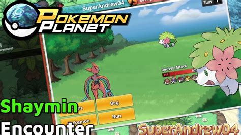 Pokemon Planet Shaymin Encounter Youtube