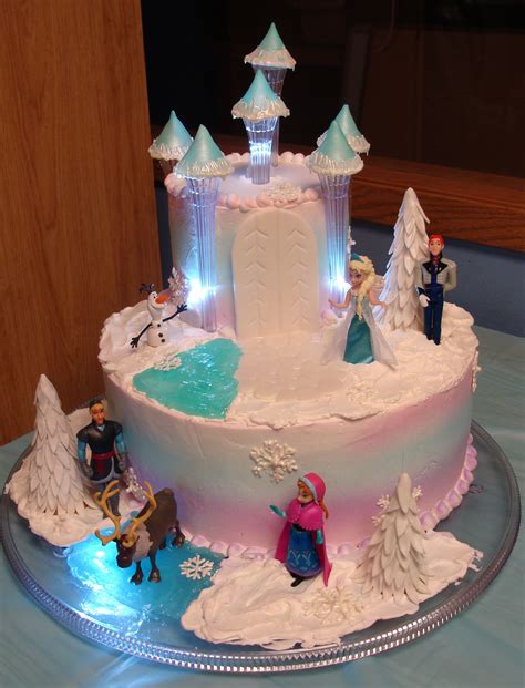 Frozen Frozen Themed Cake I Got The Idea From Meemawof10 To Use