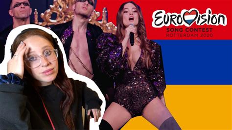 armenian reacts to athena manoukian chains on you reaction eurovision 2020 youtube