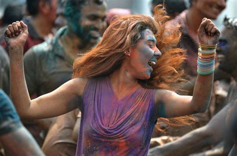 PHOTOS Holi Celebration In India Is Wild As Usual Holi Celebration