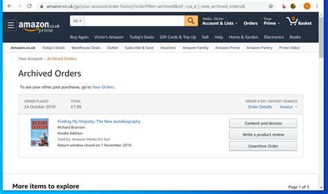 How To Find Archived Orders On Amazon (2 Methods) | Itechguides.com