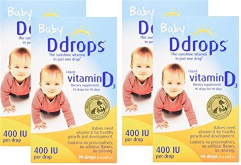 Ddrops Baby 400 Iu 90 Drops Pack Of 4 Sinus Shop