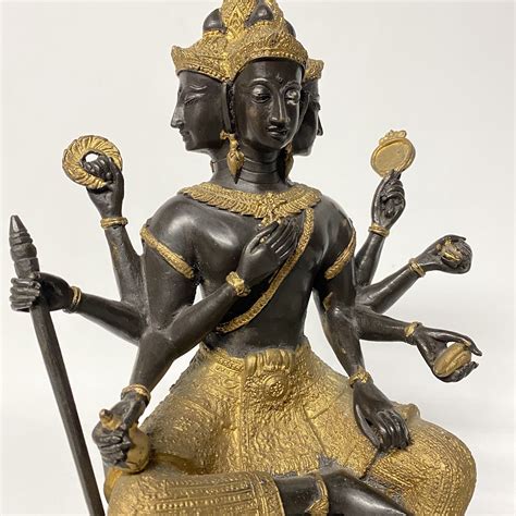 Bronze Brahma Sculpture