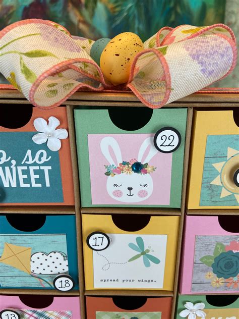 Extra Large Traditional Easter Countdown Calendar Etsy