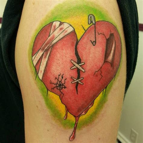Heartless Tattoo With Broken Heart 13 Heart Broken Tattoo Designs Ideas Bogartwasurs Wallpaper