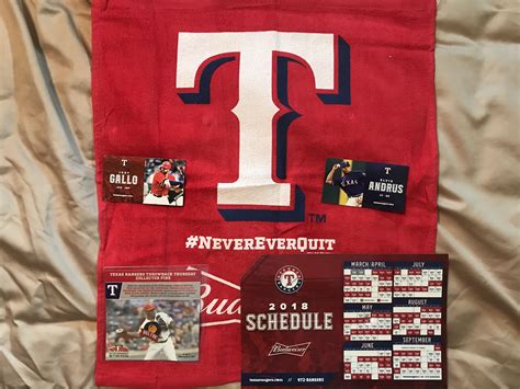 Not Free Texas Rangers Fan Pack Made A 5 Donation To Texas Rangers