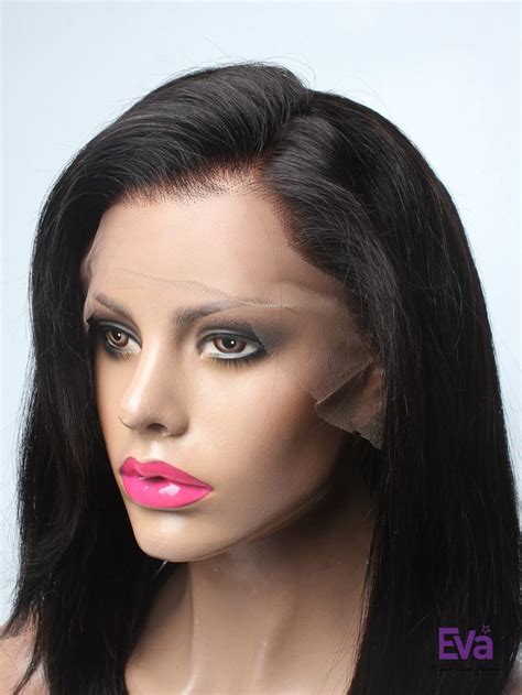 CAITLYN Full Lace Human Hair Wig Medium Length Casual Bob Cut Human Hair Wigs EvaWigs