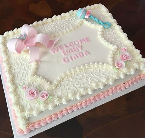 Baby Shower Cake Torta Baby Shower Baby Shower Sheet Cakes Baby