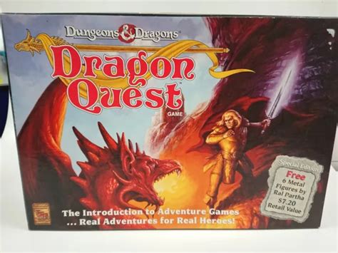 Dungeons And Dragons Dragon Quest Board Game Tsr 1992 Special Edition