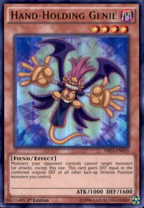 Yugioh Dragons Of Legend Unleashed Single Card Ultra Rare Hand Holding