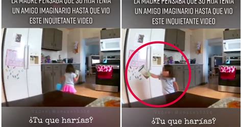 ¿fantasma o amigo imaginario niña vive aterrador momento y se hace viral video la verdad