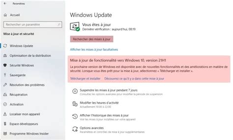 Windows 10 21h1 La Mise à Jour Disponible Pour Tous