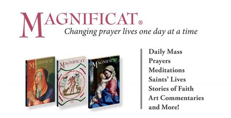 Free Issue Of The Magnificat Prayer Book The Irish Catholic