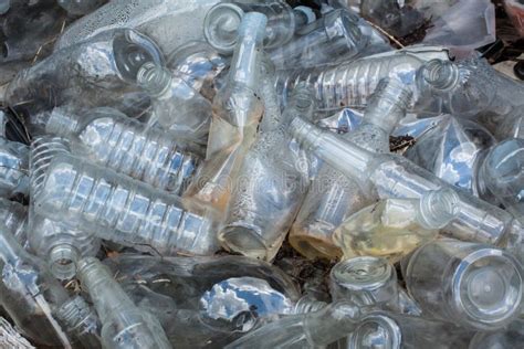 Recycle Plastic Bottles Pile Landfill Stock Image Image Of