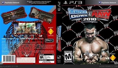 Wwe Smackdown Vs Raw 2010 Playstation 3 Box Art Cover By Hustla95