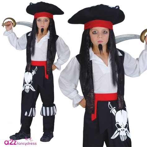 adults mens skull pirate captain buccaneer fancy dress vest waistcoat book week kostüme