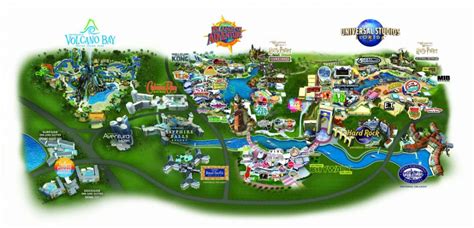 Universal Studios Orlando Map 2021 Florida Theme Park Maps Water Park