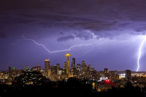 Lightning Over Seattle Flickr Photo Sharing