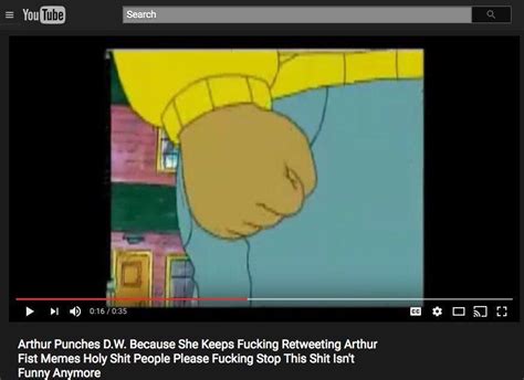 Quality Entertainment Arthurs Fist Know Your Meme