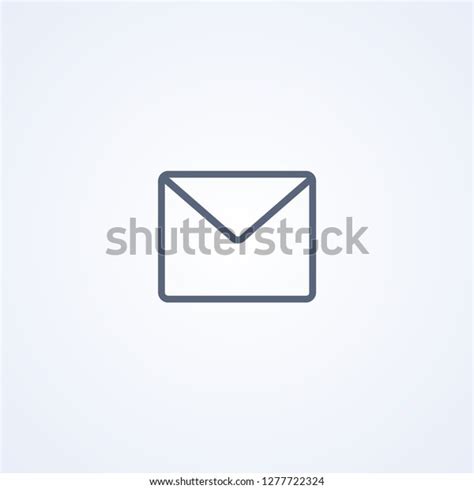 Email Mail Envelope Vector Best Gray Stock Vector Royalty Free