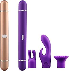 Vibrador De Doble Cabeza Av De Carga Usb Masturbacin Femenina Masaje Palo Diversin Para